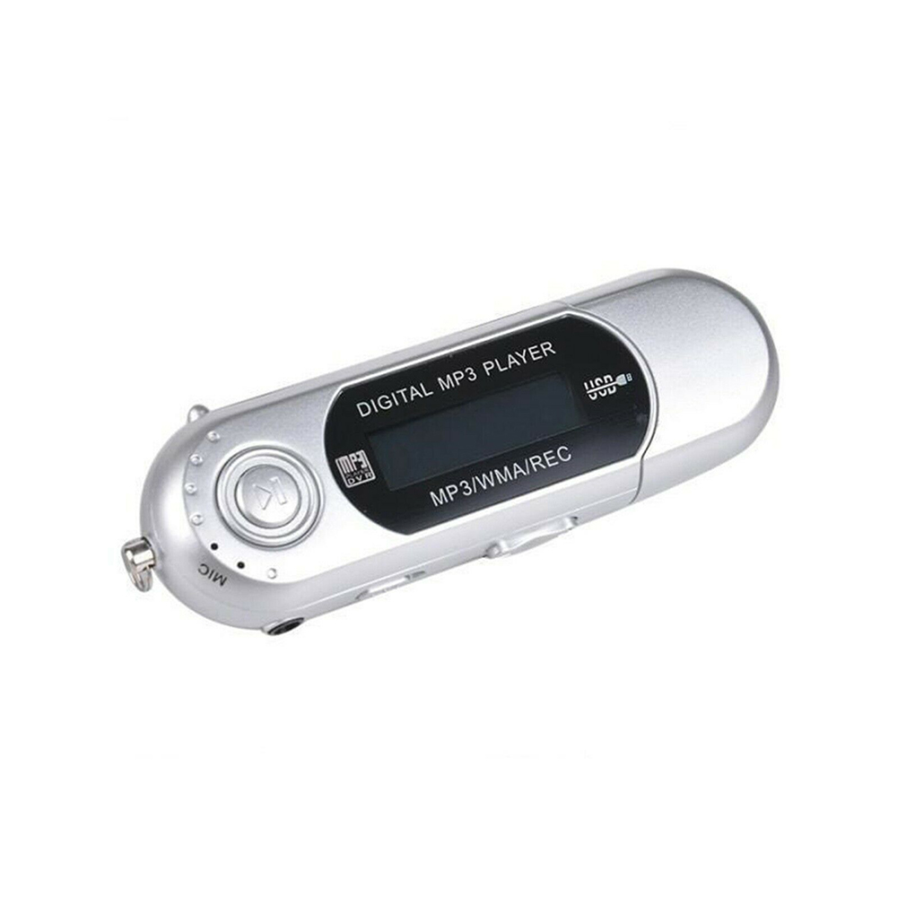 Portable and Compact USB MP3 Player with 12 Inches Screen and 35mm Headphone Jack Support MP3 and WMA Music Format