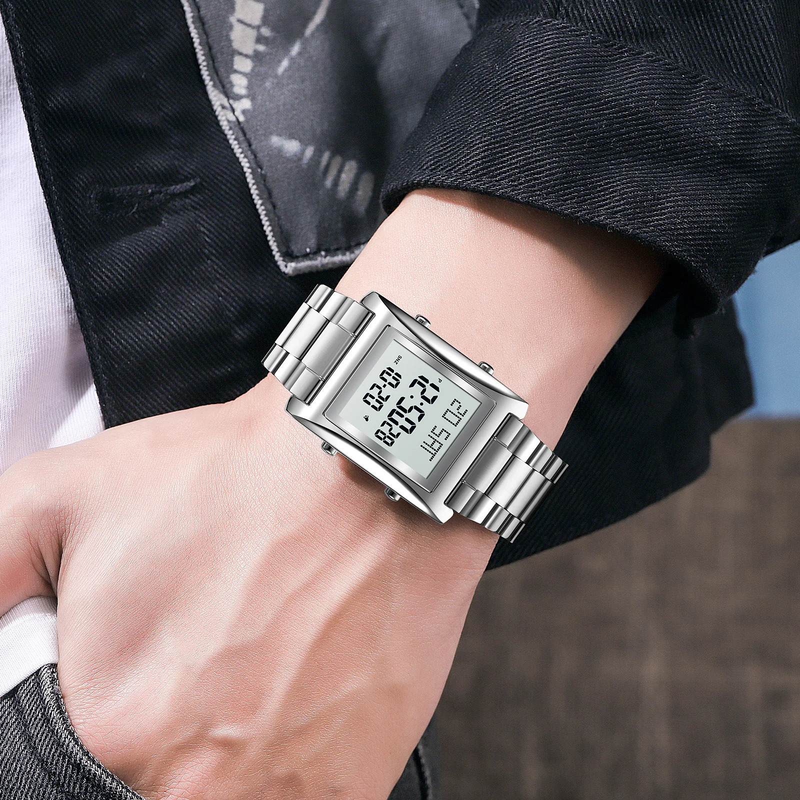 Fashion Mens Digital Watches Luminous Waterproof Male Clock Electronic Wristwatch Relogio Masculino Montre Homme Alarm 240517