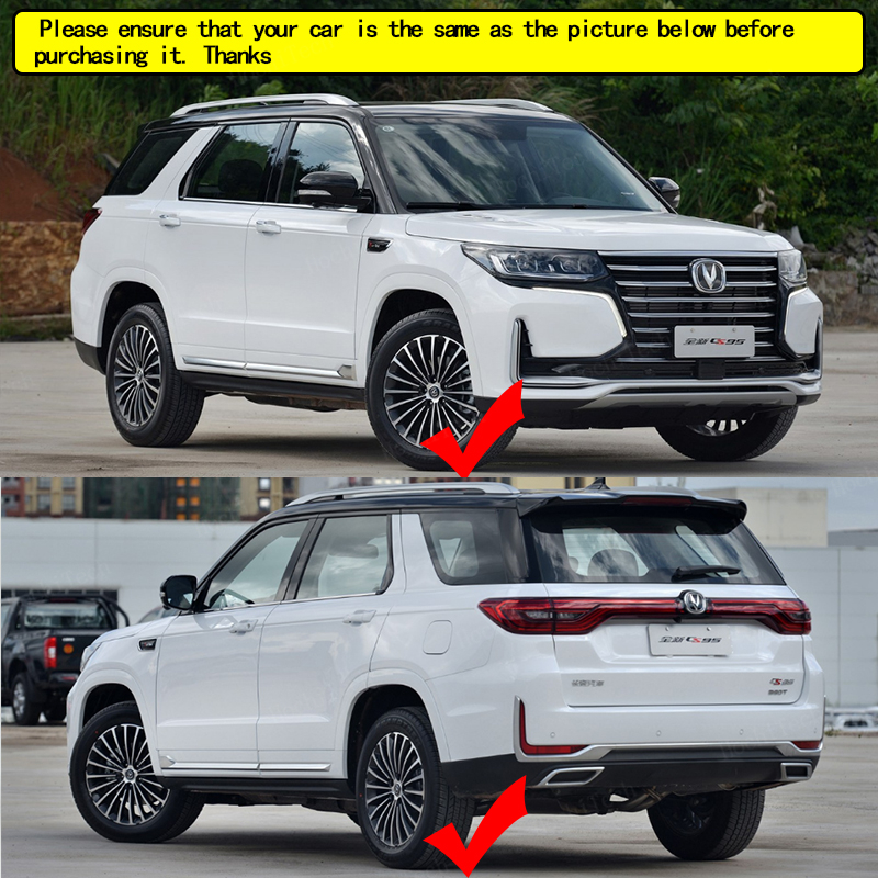 4pcs Black Mud Flaps For Changan CS95 2019-2023 Mudflaps Splash Guards Mud Flap Front Rear Mudguards Fender