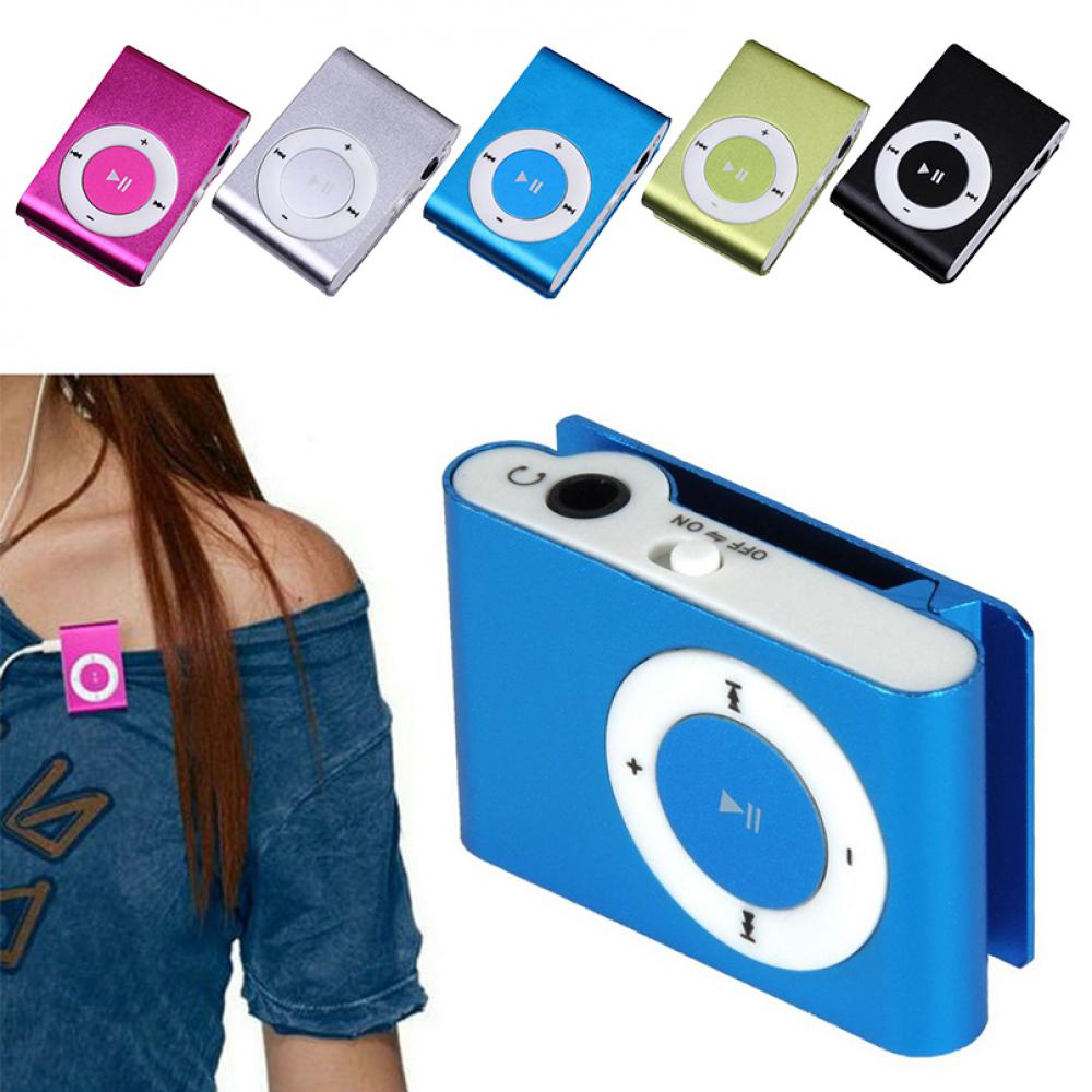 Mini MP3 Player Music Media Mini Clip Support TF Card Stylish Design Portable Fashionable Mini USB MP3 Player Walkman Adult