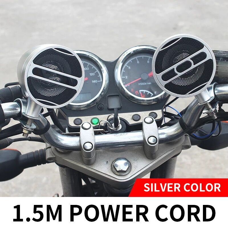MT473 Motorcycle Audio Subwoofer Waterproof With Bluetooth Multi-functional Electric Scooter Speaker 12V