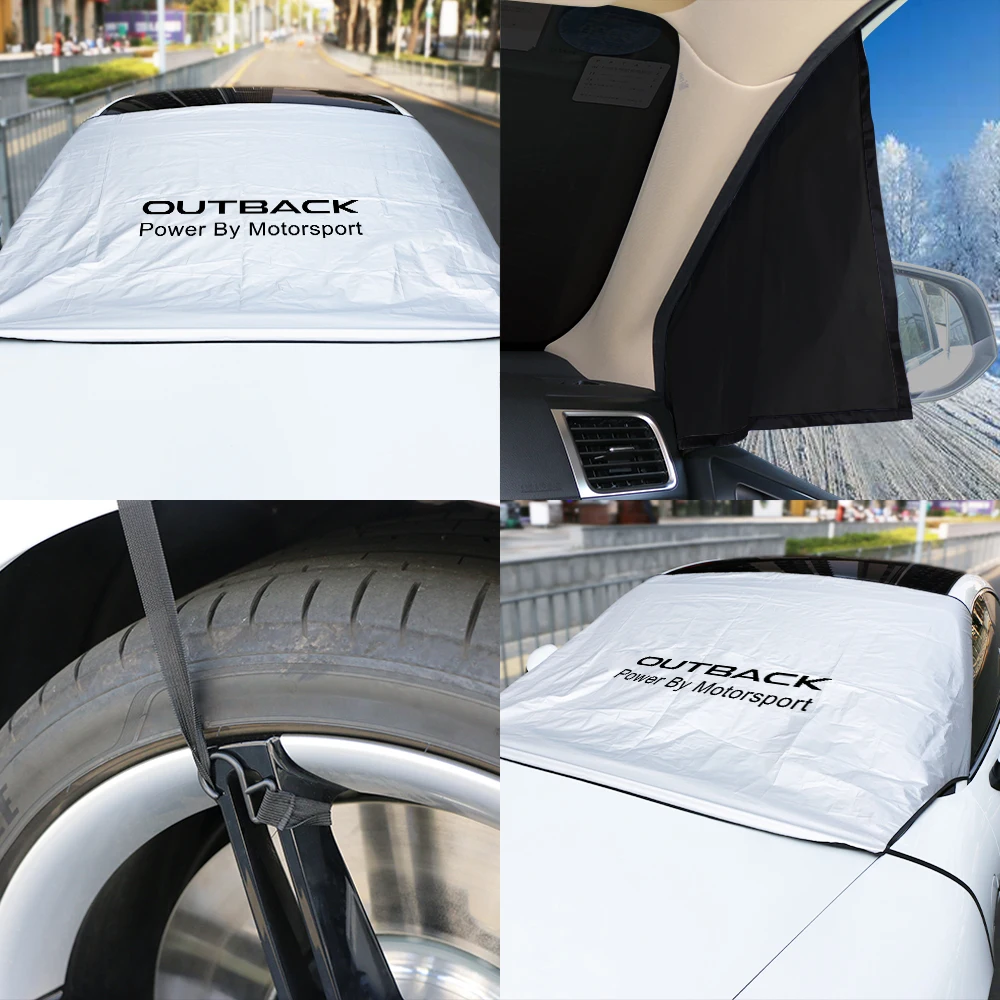 Car Front Window Sun Shade Cover Windshield Sunshades Auto Accessories For Subaru Forester XV Outback Legacy BRZ Ascent