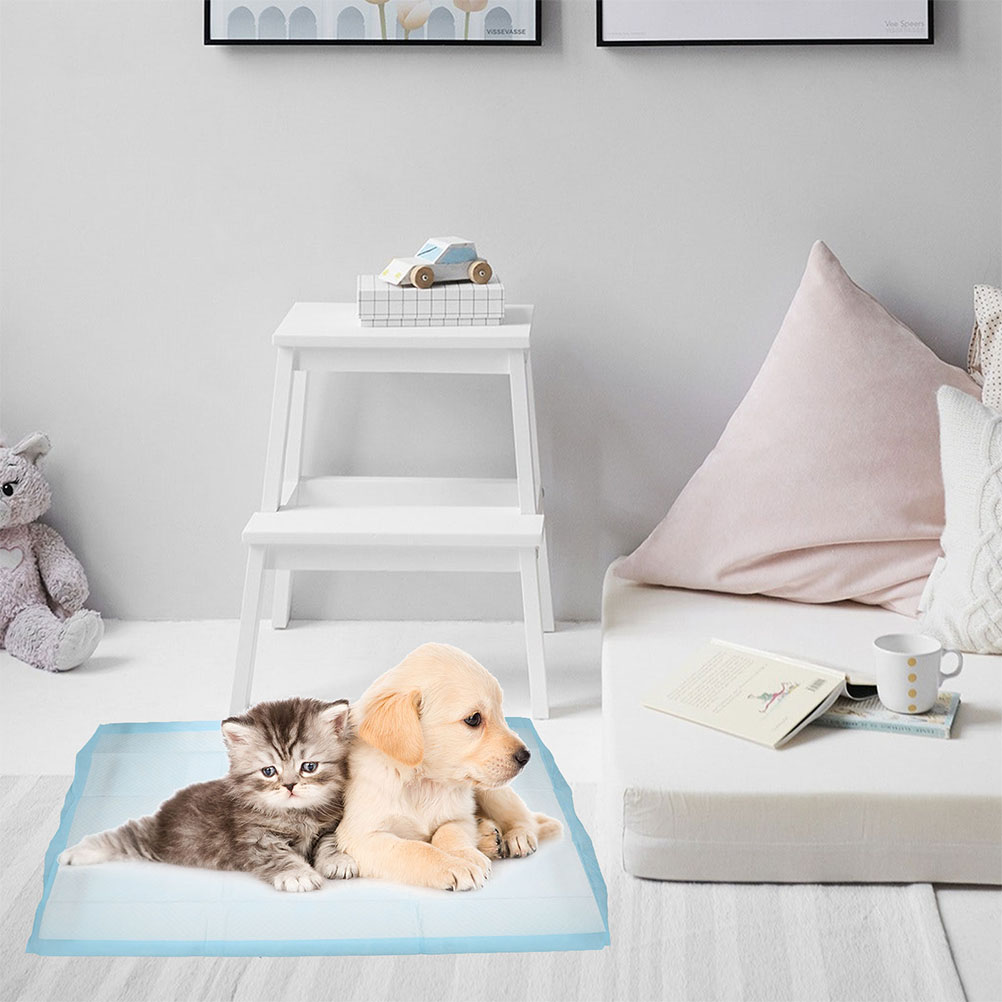 40 Pcs Dog Pee Pads Extra Large Pet Mat Supplies Portable Diapers for Dogs Puppy