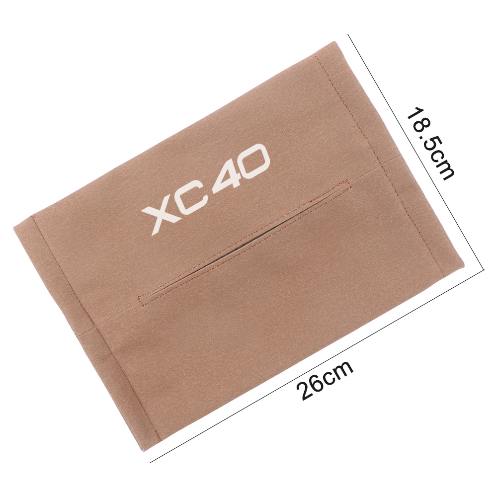 Car Tissue Box Holder Case Auto Accessories For XC90 XC60 C30 T6 S60 C70 XC40 V40 XC70 V70 V60 V50 S80 S40 AWD V90 S90