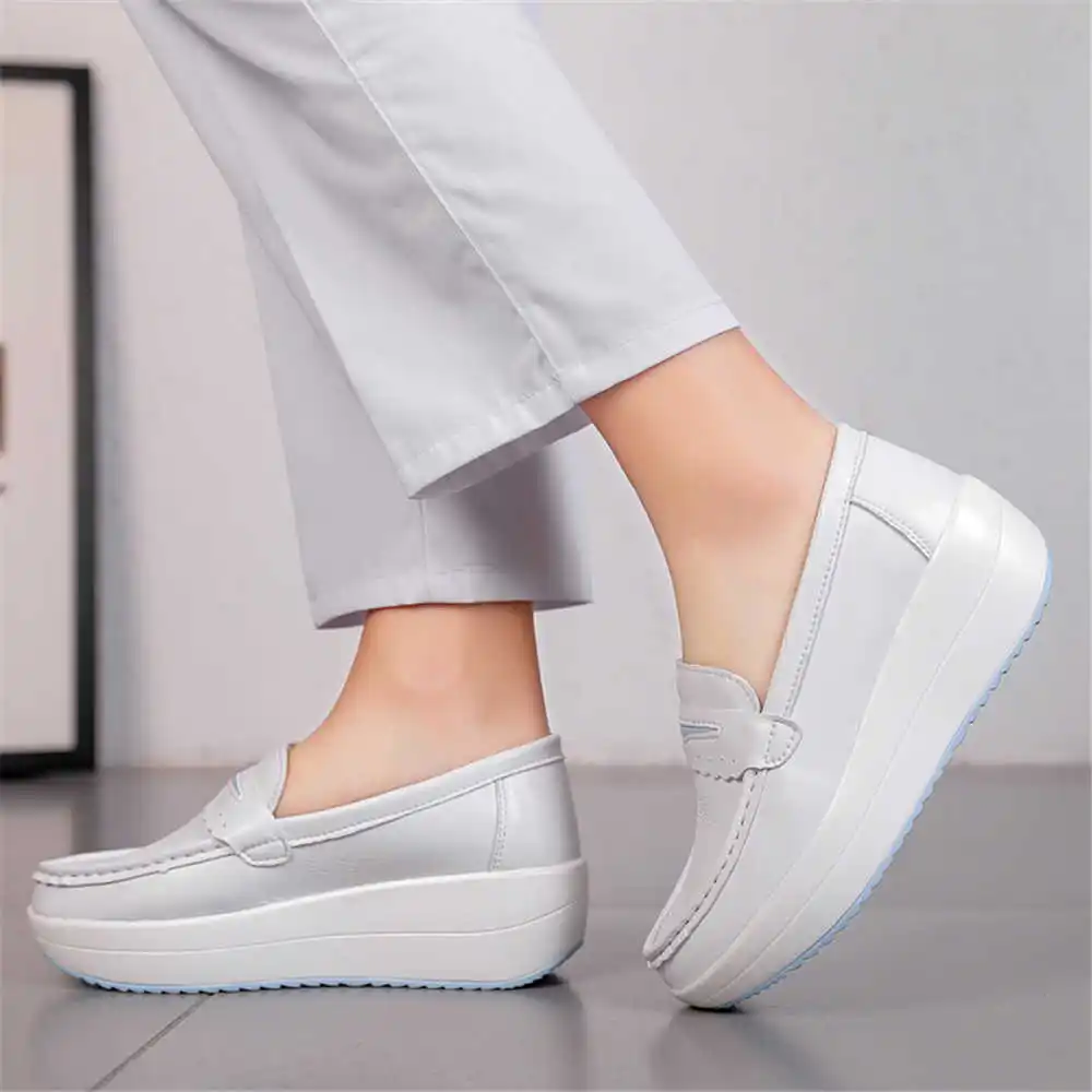35-39 Round Foot Shoes Women Spring Flats Luxury Trainers Women Original Brand Woman Sneakers Sport Out What's Imported