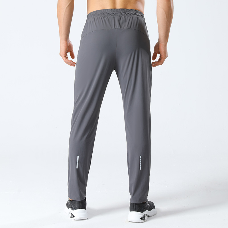 Elastic outdoor sports pants, men's summer ultra-thin cool feeling ice silk quick drying pants, men's casual pants