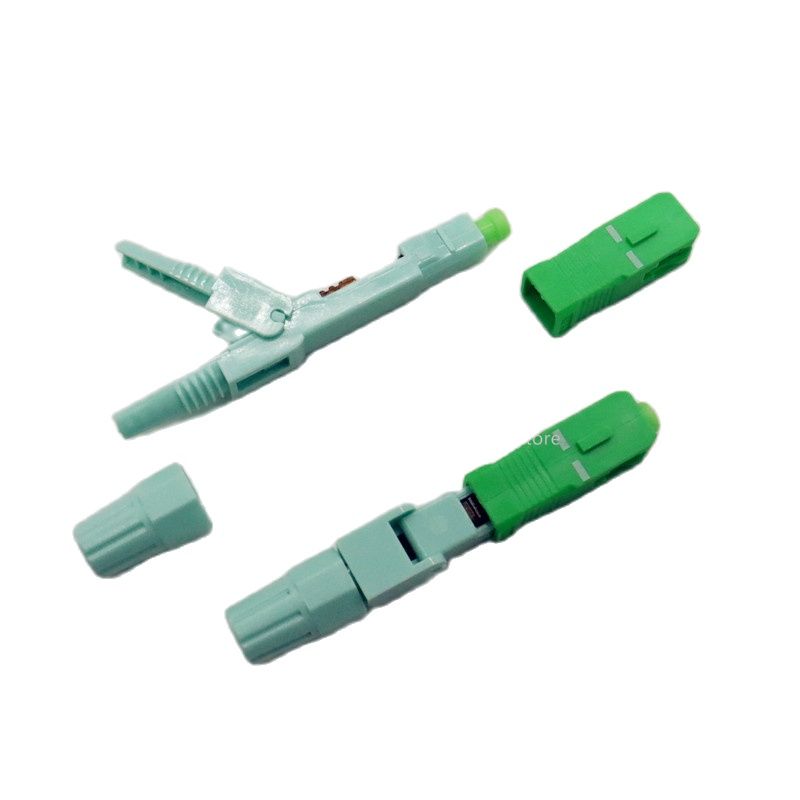 NEW Fast Connector Color sc apc sc upc fiber optic single-mode Cold Connector optical fiber connector Ftth tool Free Shipping