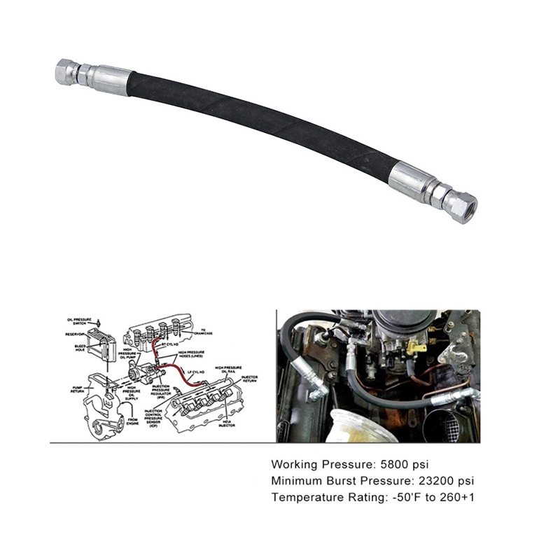 High Pressure Oil Pump Lines Fit For Ford 7.3L Powerstroke 1994-1997, High Pressure Oil Pump Hoses Replacement Set