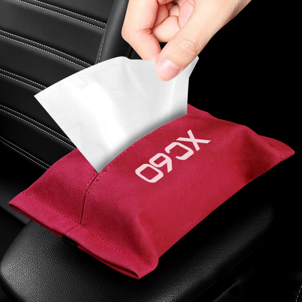 Car Tissue Box Holder Case Auto Accessories For XC90 XC60 C30 T6 S60 C70 XC40 V40 XC70 V70 V60 V50 S80 S40 AWD V90 S90