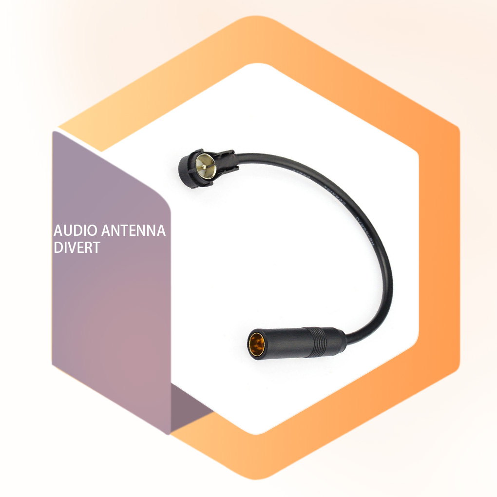 Car Antenna Converter Universal Auto Signal Aerial DIN to ISO Adapter Part