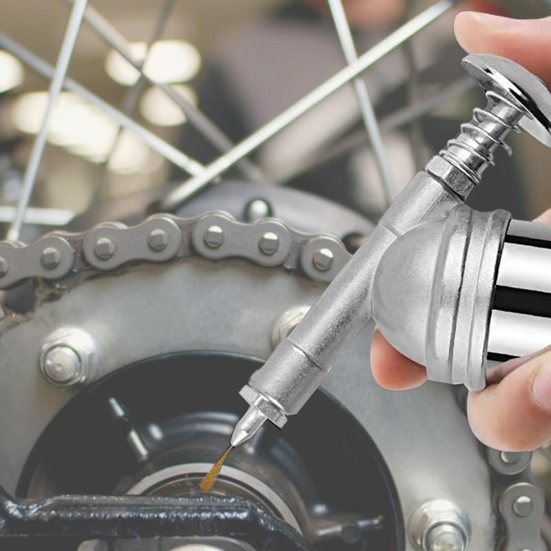 Mini Grease Injector Handheld High Pressure Oiler Grease Guns Machine With Needle Nozzle Universal Hand Tools Auto Accessories