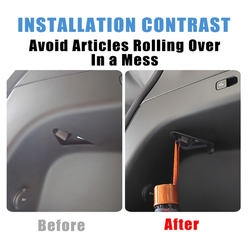 Accessories Trunk Hook Car Pendant Trunk Grocery Bag Hook Luggage Compartment Glove Bag Hook For Model Y