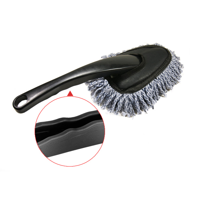 Gray Car Wash Cleaning Brush Microfiber Dusting Tool Duster Dust Mop For Car Home Cleaning Sponges, Cloths & Brushes