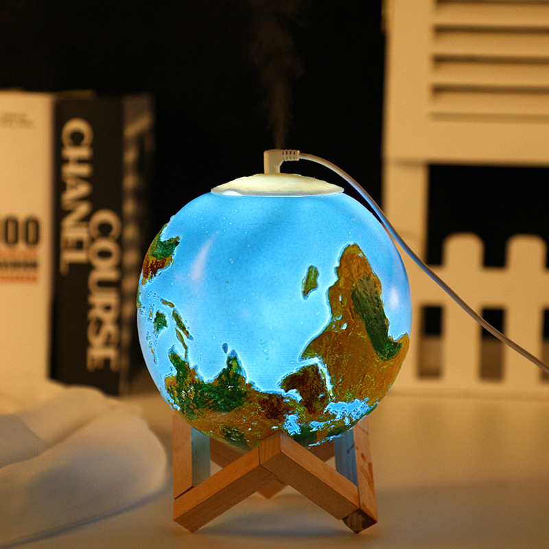 3D Earth Light LED Night Light Planet Light Pat Light Girl Heart Small Table Light Creative Gift
