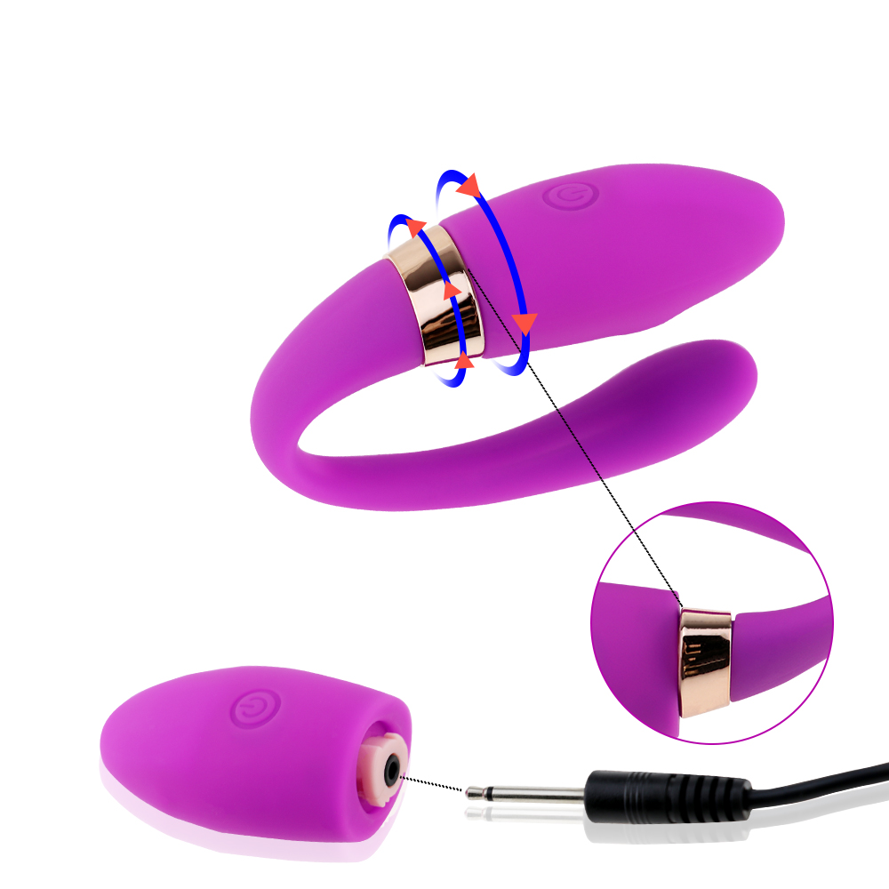 Mini Couples Pleasure Toys Anal G spot Vibrator for Women & Men Waterproof U-Shape Sexy Toys for Couple Flirting Bullet Portable