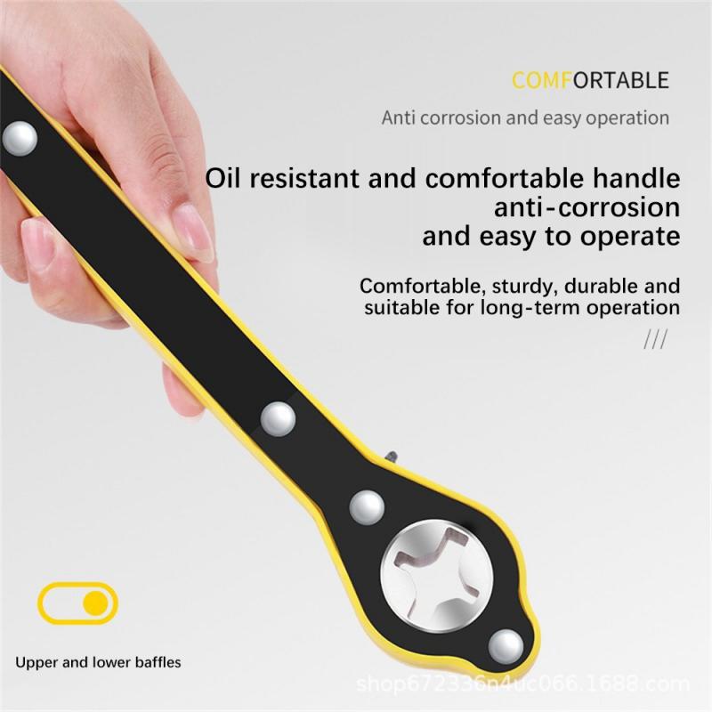 Car Labor Saving Jack Ratchet Wrench Scissor Jack Garage Tire Wheel Lug Wrench Handle Car Tyre Repair Tool Lifting Equipment