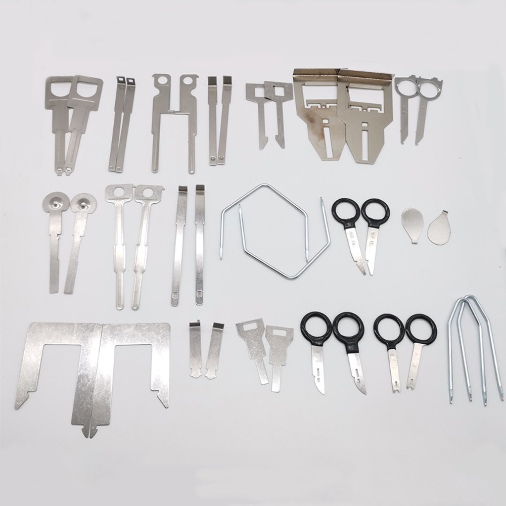 38Pcs Car Speaker Disassembly Tool Set Car Audio Release Keys Extractor Automobile Stereo CD Player Radio Removal Repair Tool