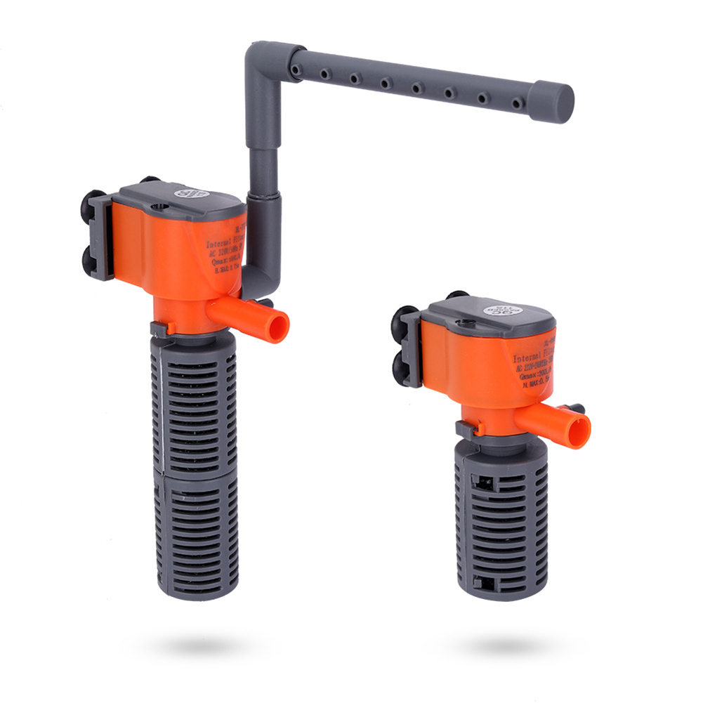 3W 5W Submersible Aquarium Filter Quiet Fish Tank Internal Filter Pump Air Oxygen Water Circulation for Fish Turtle Tank