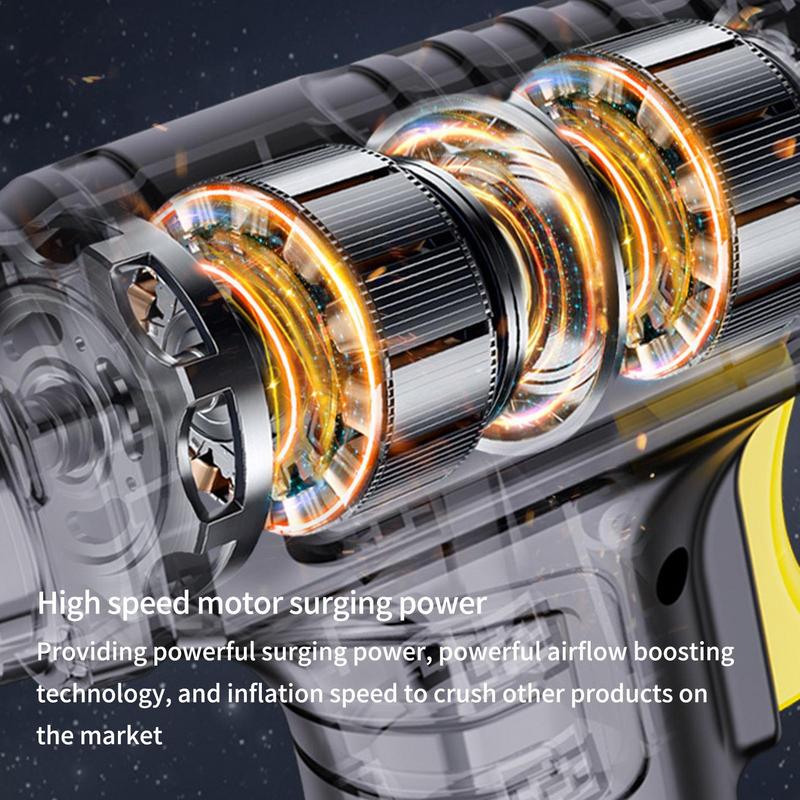 Multifunctional Tire Inflator Air Compressor Tire Inflator Pressure Gauge For Car Tires Bicycle Tire Accessories Car Tyre