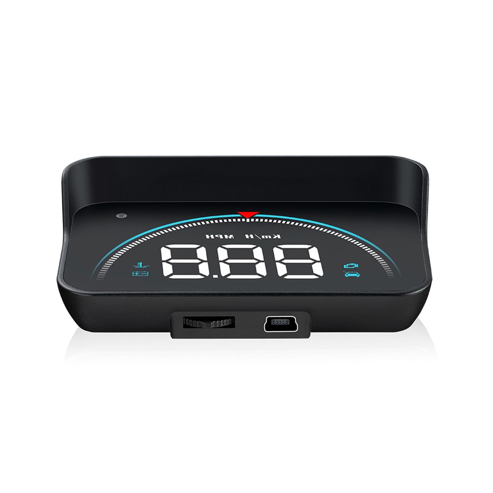Car Digital HUD Big Font Intelligent Head Up Display Overspeed Warning OBD GPS Smart Gauge Low Voltage Alarm Vehicle Accessories