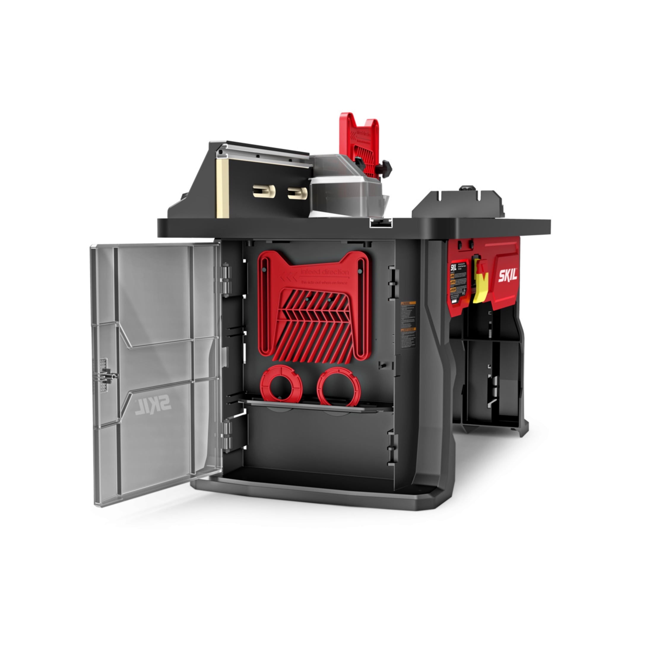 SKIL SRT1039 Benchtop Portable Router Table with Dual Sided Integrated Bit Storage