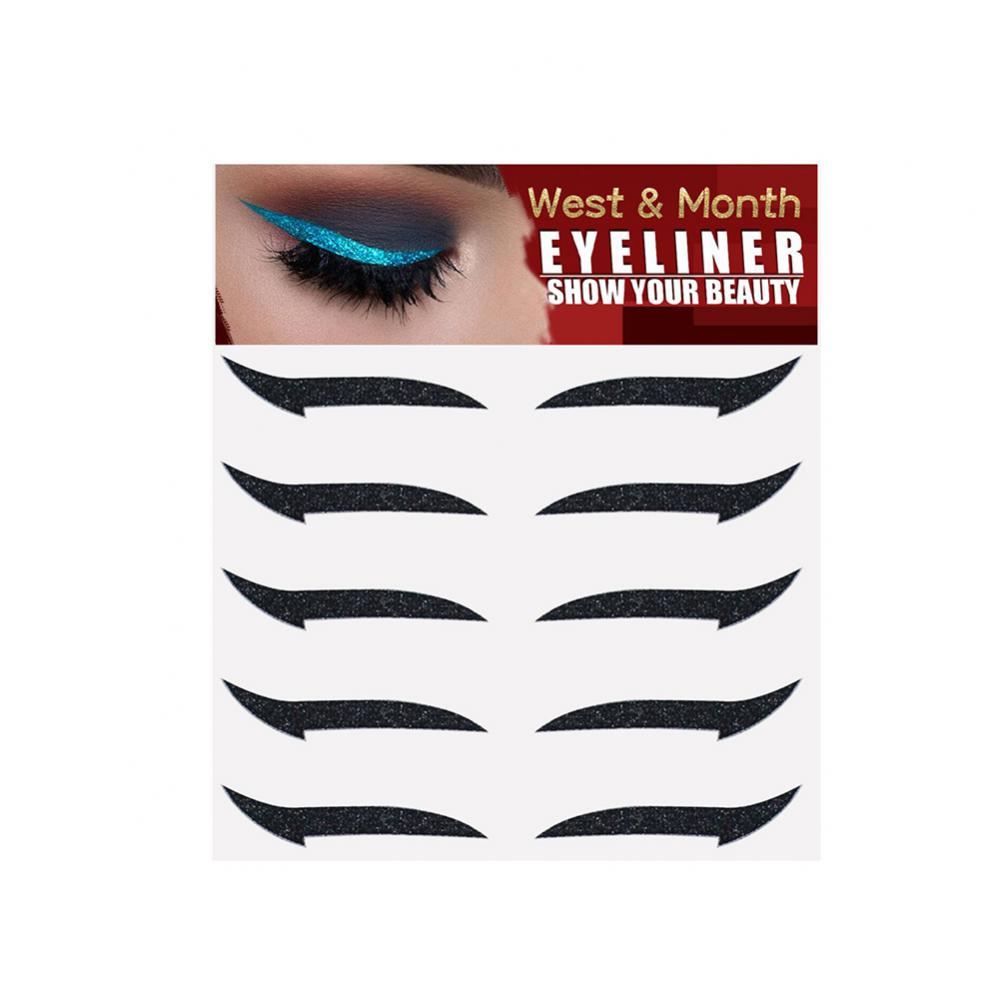 Eye Shadow Waterproof Full Eyelash Party Makeup Stickers Eyeliner Stickers Celebrity-inspired Instant Glamour Party Convenient