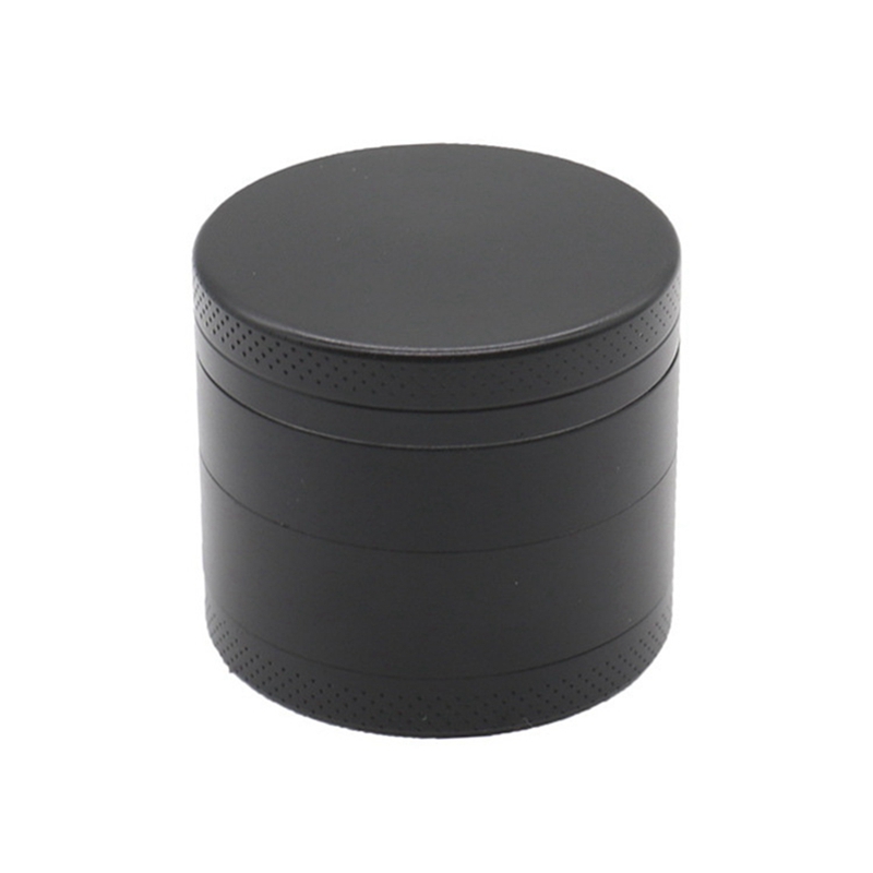 Spice Grinder 4 Layers Grinder 2.5 Inch, Spice Grinder, Food Mill Zinc Alloy Smooth Grinding,Black