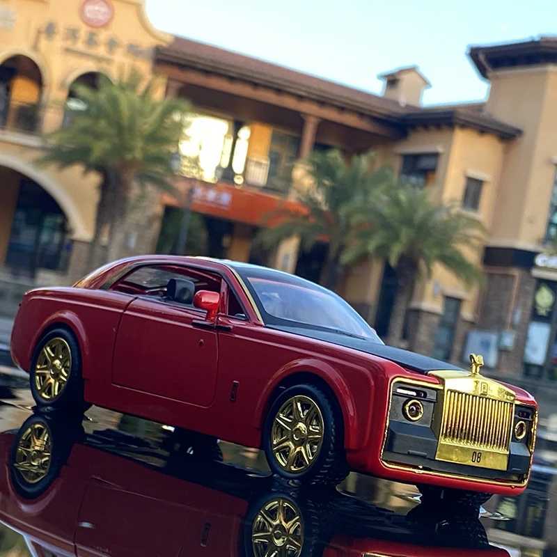 Free shipping Diecast Cars 1 24 Rolls-Royce Sweptail Alloy Diecasts Metal Toy Vehicles Car Model Silation Collection Sound Light Childrens Gift