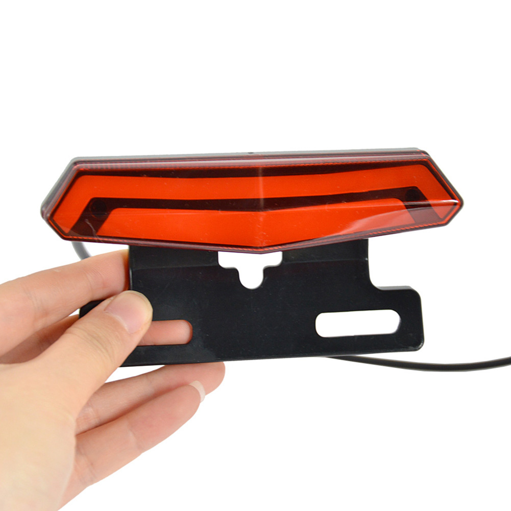 3 In1 Electrical Motorbike Tail Light Led 36V 48V Ebike Rear light Electric Scooter Rear Light Brake Light and Turn Signal Light