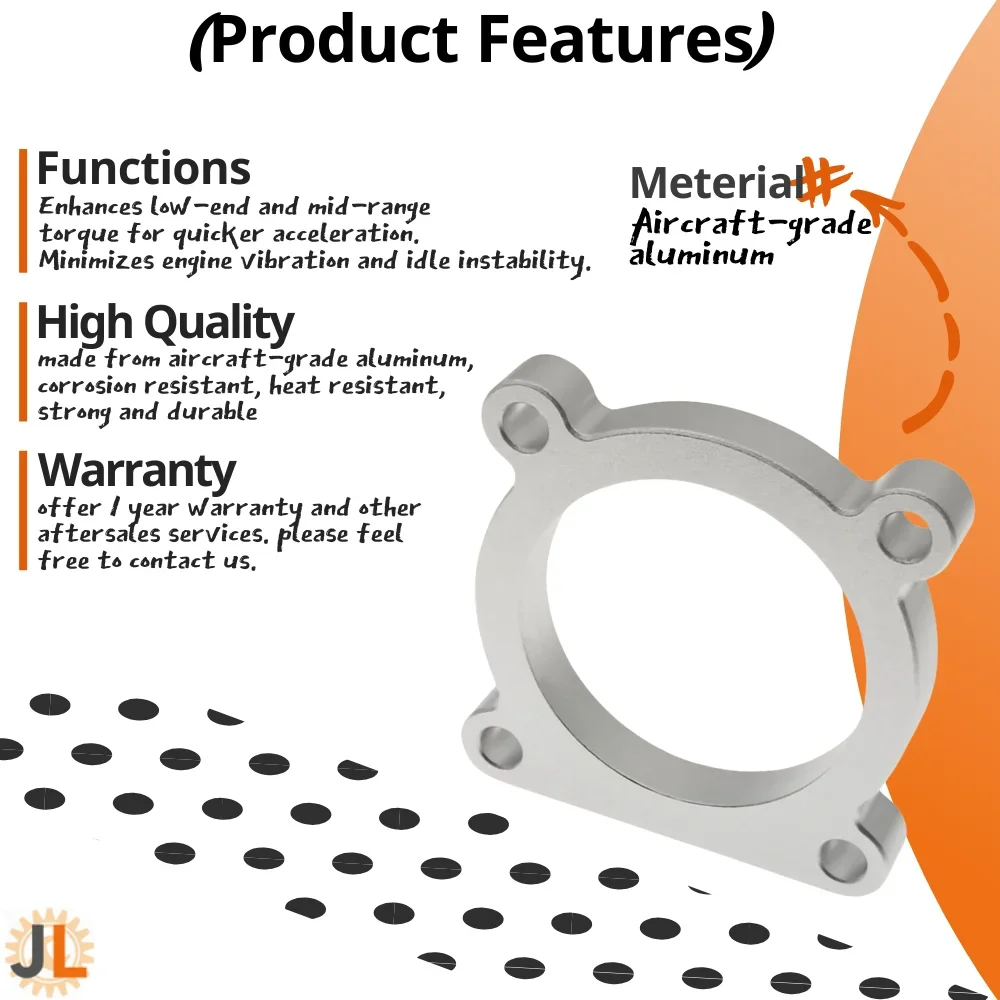 Throttle Body Spacer for Toyota Corolla Cross ZVG11 ZVG15 2ZR-FXE 2020-2023 Gasket Horsepower Torque Enhancement Upgrade Qty(1)