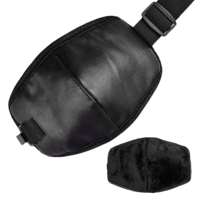 Motorcycle Warm Kneepad PU Leather Thickened Lining Knee Sleeve Pad Anti Slip Outdoor Knee Protective Guard Motorcycle Supplies