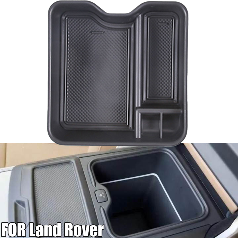 1PCS Car Storage Box For Range Rover L460/For Range Rover Sport 2023 ABS Central Control Armrest Box Storage Box Black Part