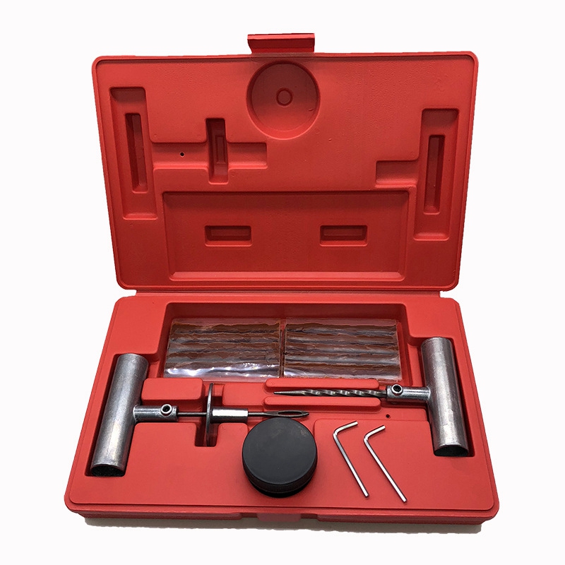 26Pc Tire Repair Kit DIY Flat Tire Repair To Fix Punctures And Plug Flats Car Truck Motorcycle Home Plug Patch