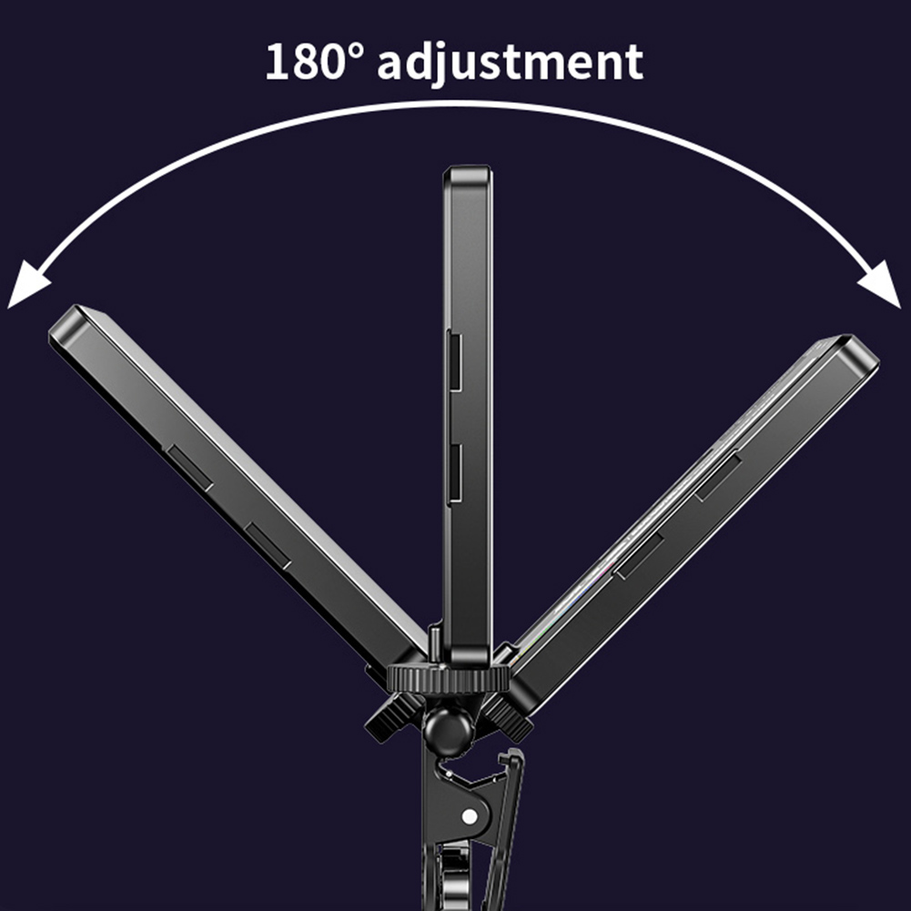 3000-9900K 1500mAh Dimmable Photography Fill-in Lamp LED Video Light Type-C Rechargeable RGB Camera LED Panel Light for Vlogging