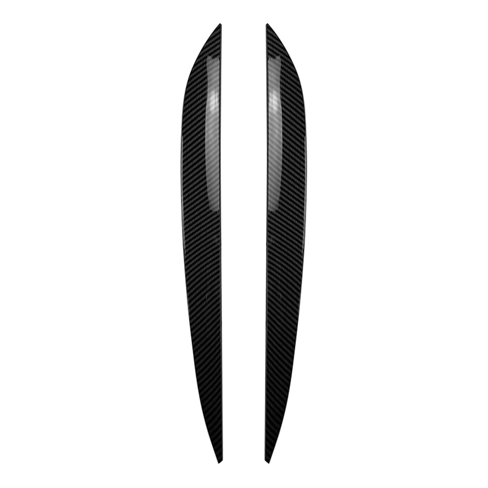 For Volkseagen VW Touareg 2010 2011 2012 2013 - 2018 Eyelid Front Headlight Cover Eyebrow Trim Sticker Head Lamp Car Accessories