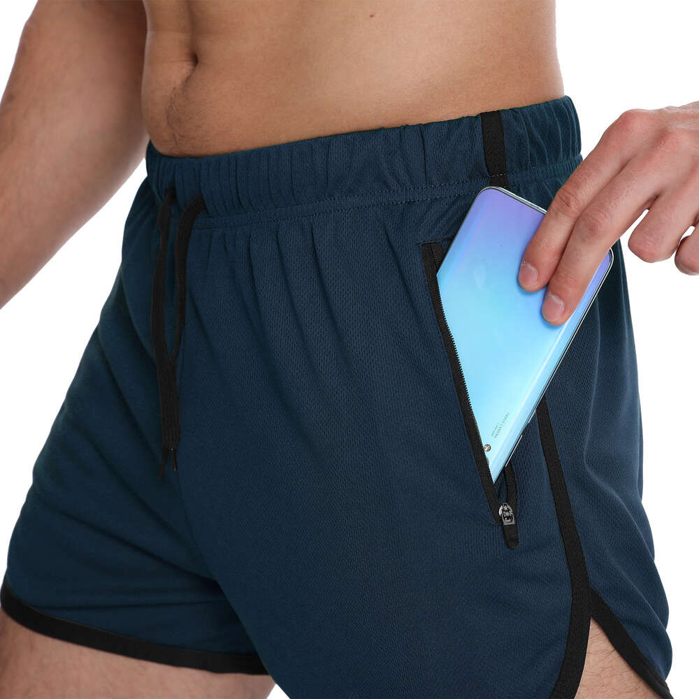 Triple fiess short sports shorts quick drying men's swimming beach pants H522-17