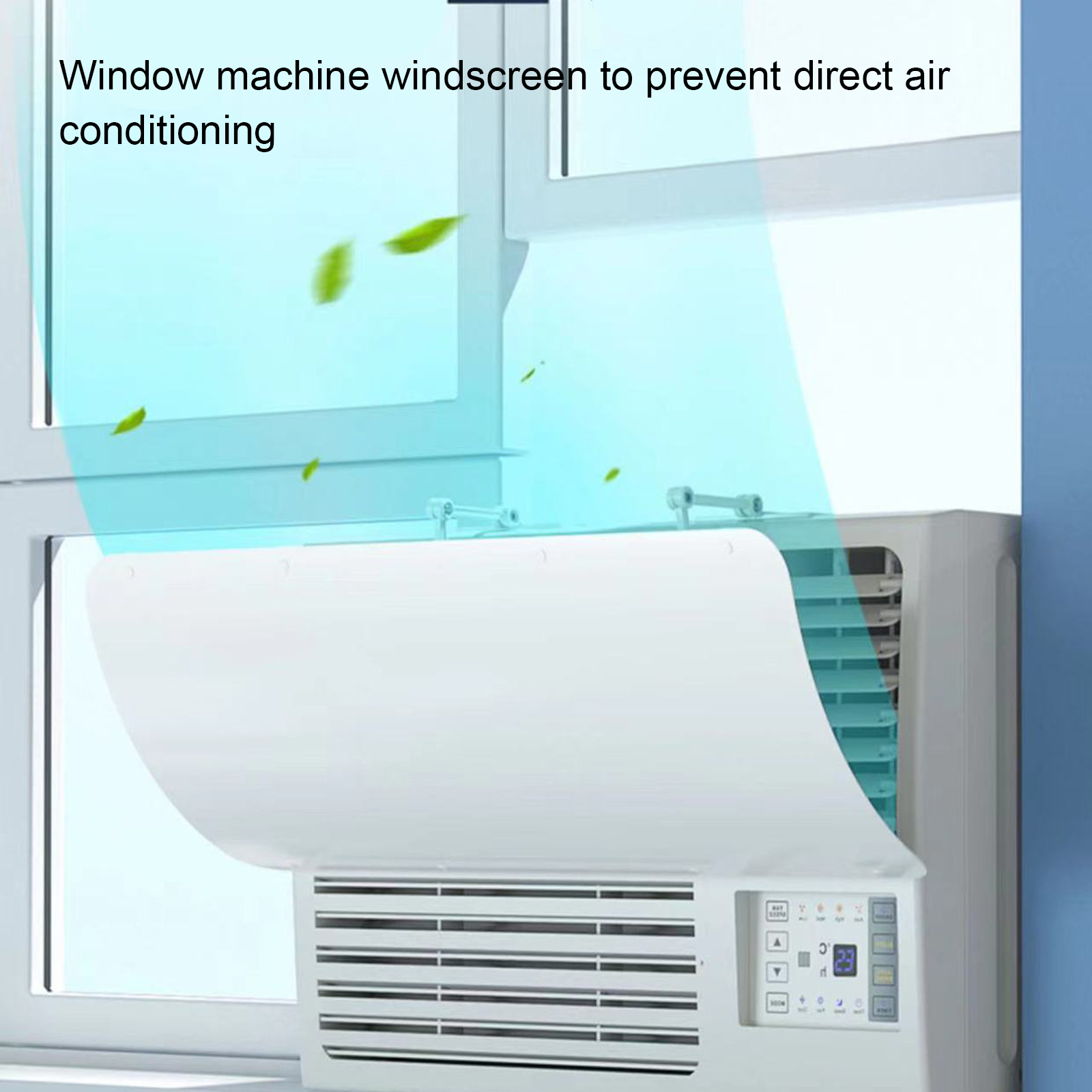 Air Conditioner Wind Deflector For Casement Adjustable Wind Guide Cover Outlet Baffle Windshield Dust Cover