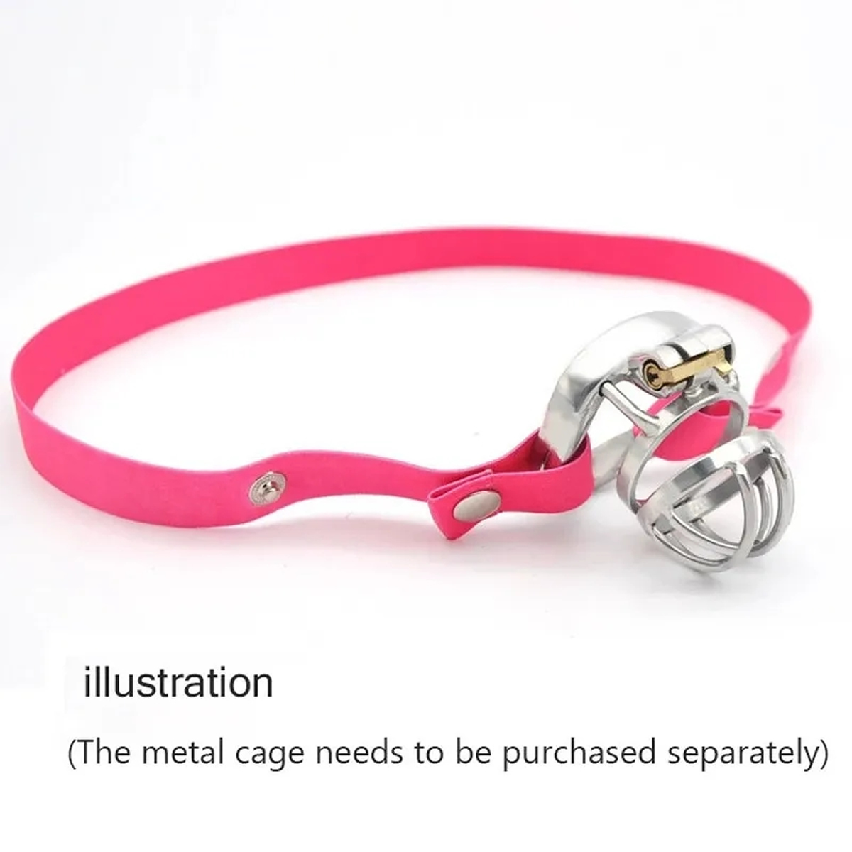 Freely Adjustable Auxiliary Belt 18+Male Chastity Cage Anti-off Device Elastic Band BDSM Bandage Adult Game Goods Sextoy for Ma