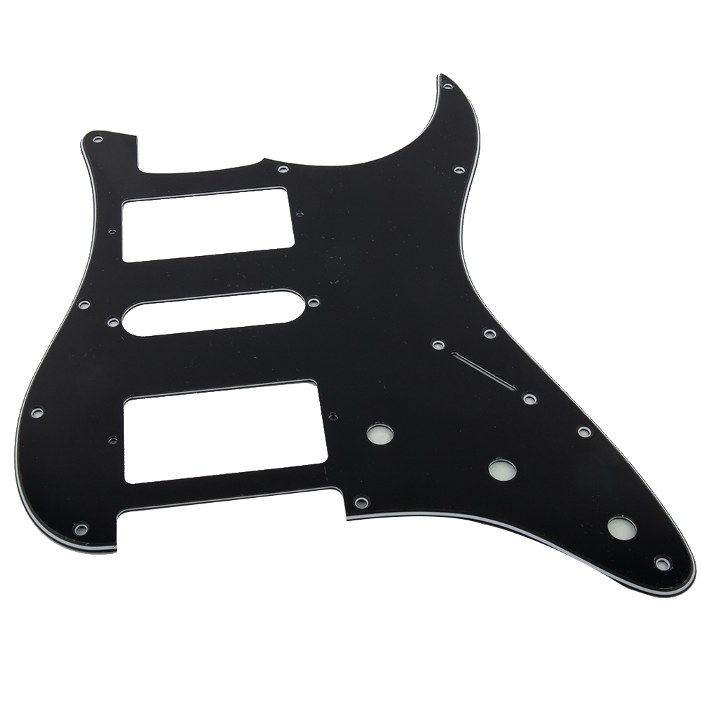 Guard Guitar Pickguard Musical Instruments For Strat SQ Style Guitar Pvc 3 Ply 11 Holes Guard Double Pickguard Hsh Double Single