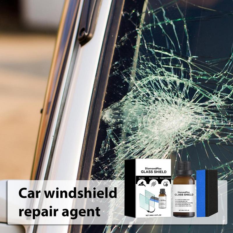 Car Windshield Windscreen Glass Repair Resin Kit Auto Glass Scratch Repair Fluid Agent Set Auto Window Scratch Crack Restore