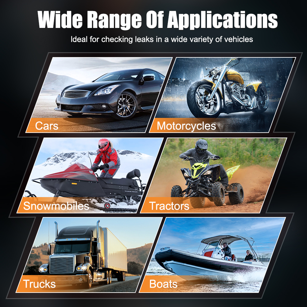 FOXWELL SD101 PRO Car Smoke Leak Detector 12V Automotive Smoke Generator Gas Leakage Locator EVAP Pipe Leak Locator Analyzer