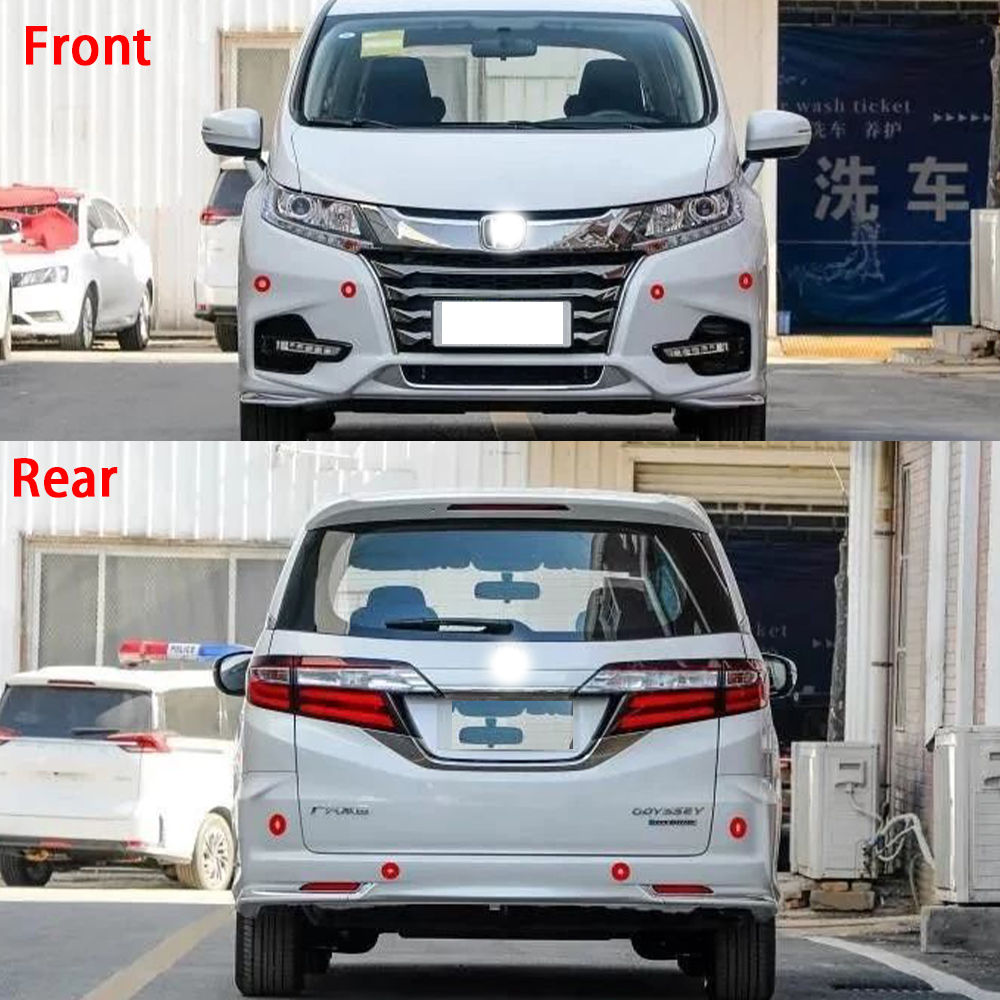 ZJCGO Front Rear Reverse Parking Sensor Assistance Backup Radar Buzzer System for Honda RC 2014~2021