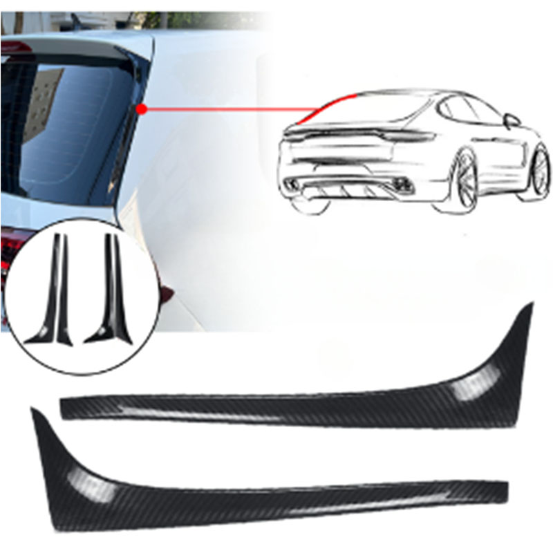 rear window Side spoiler wing For GOLF 7 MK7 GTD R 2014-2018 Car styling Rear window mirror wing spoiler fitting modification