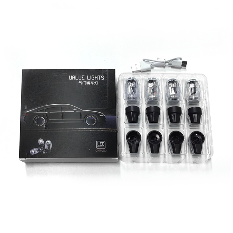 Car Hub Ambient Light LED Light Flash Car Wheel Light Hub Bulb Tire Tyre Valve Car Motorcycle Tire Colorful Modes Valve Light