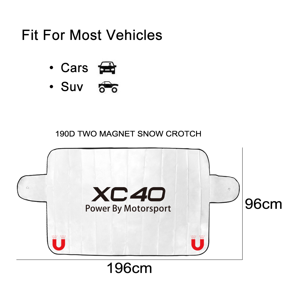 Car Front Windshield Sunshade Auto Accessories For XC90 XC60 C30 T6 S60 C70 XC40 V40 XC70 V70 V60 V50 S80 S40 AWD V90 S90