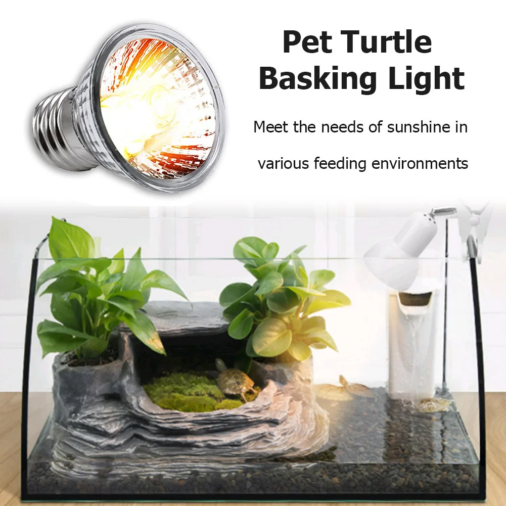 1-2PCS UVA UVB Light Bulbs 25/50/75W Heating Temperature Controller Reptile Lamp Bulb Turtle Basking UV Light Bulb Heating Light