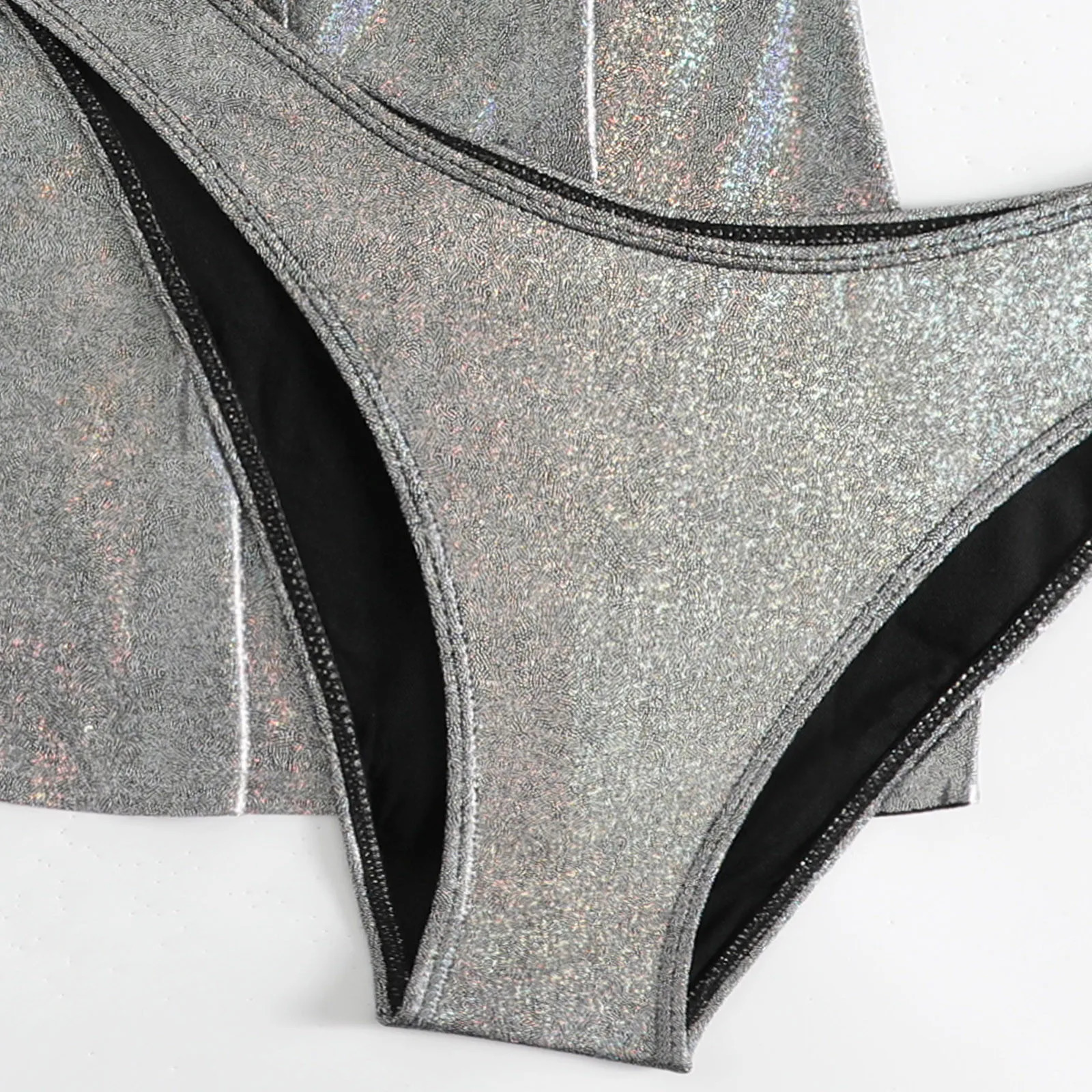 Sexy 2Piece Rave Outfit for Women Party Halter Tank Tops Pleated Skirt Set Nightclub Bar Festival Clothing Dance Party Costume 240522