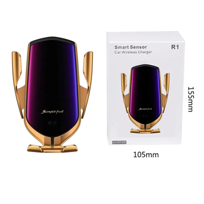 phone Mobile car Holders Smart Sensor Automatic Clamping Car Charger Stand Air Outlet Multifunction Phone Holder Auto Wireless Charging Bracket