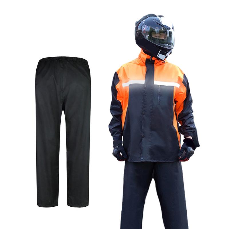 Motorcycle Rain Jacket For Men Reflective Motorcycle Rain Coat Lightweight Men's Trench Rain Coats For Women Men For