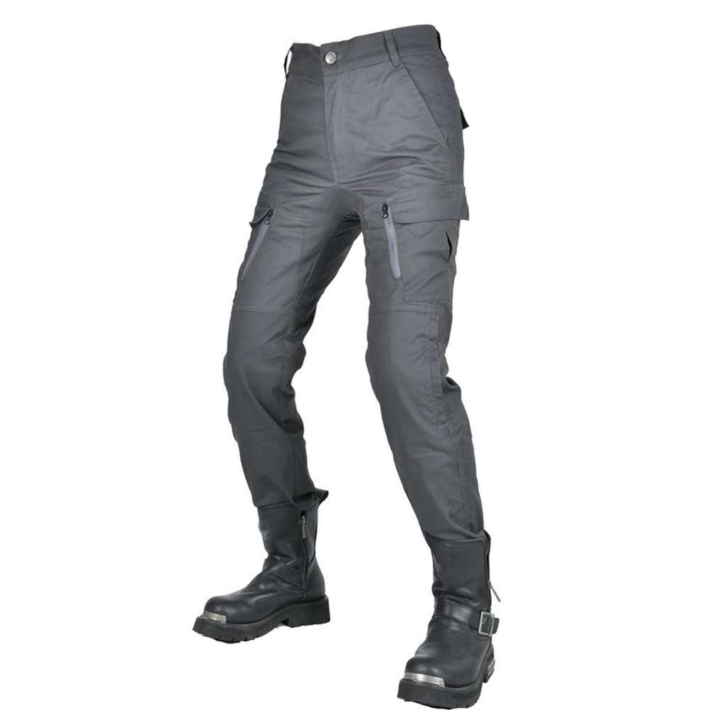 Motorcycle Riding Protective Pants for Women with 4 X CE Armor High Waisted Retro Cargo Pant Breathable Motorbike Trousers